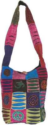

Bhamini Women Multicolor Cotton Sling Bag