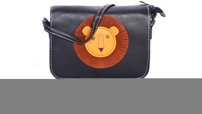 

Bags Craze Women Casual Black PU Sling Bag