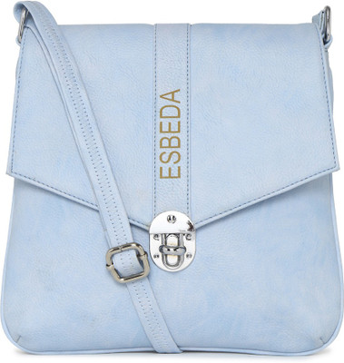 

Esbeda Women Casual Blue PU Sling Bag