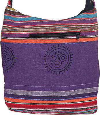 

Jaipuri Haat Girls Casual Purple Cotton Sling Bag
