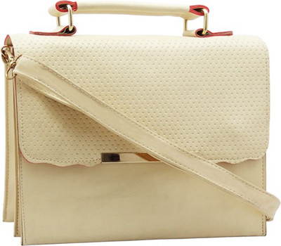 

Hi Look Women Casual Beige PU Sling Bag