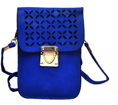 

Hawai Girls Casual Blue PU Sling Bag