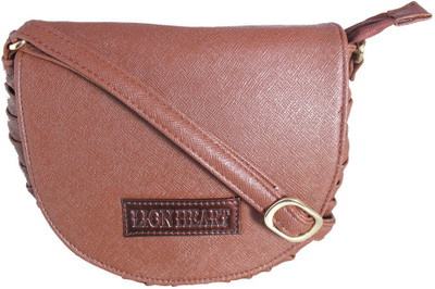 

Lion Heart Girls Casual Brown PU Sling Bag