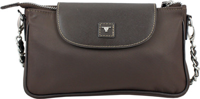 

Bulchee Women Casual Brown Nylon Sling Bag