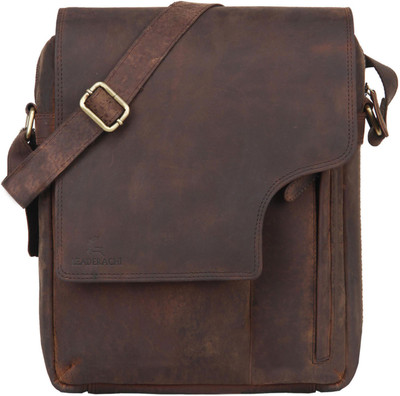 

Leaderachi Men & Women Casual, Formal, Sports Brown Genuine Leather Sling Bag