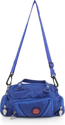 

Cottage Accessories Women Casual Blue Canvas Sling Bag