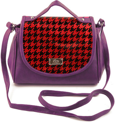 

Chalissa Women Casual Purple PU Sling Bag