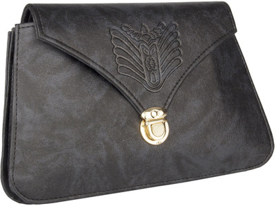 

Felicita Women Casual Black PU Sling Bag