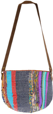 

Mankha Women Evening/Party Multicolor Canvas Sling Bag