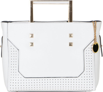 

Crawler Girls Casual White Leatherette Hand-held Bag