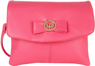 

Lino Perros Women Casual Pink PU Sling Bag