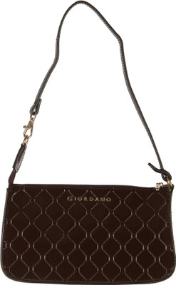 

Giordano Women Casual Black Genuine Leather Shoulder Bag