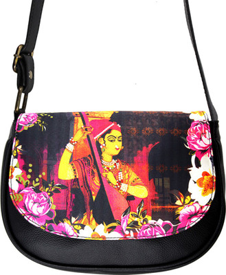 

The Ringmaster Women Casual Black PU Sling Bag