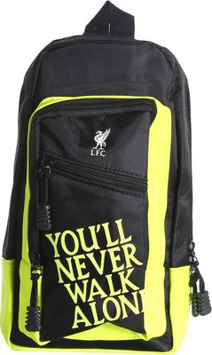

Liverpool FC Men Casual Black Polyester Sling Bag