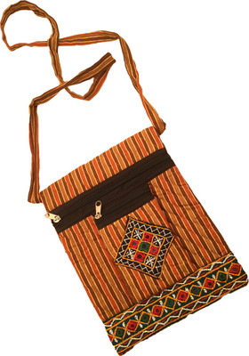 

Minky's Decor Women Casual Multicolor Cotton Sling Bag