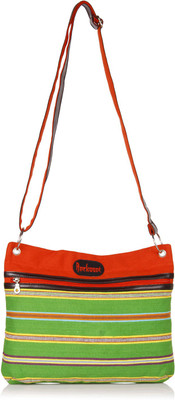 Anekaant Green Sling Bag Whimsical