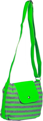 

FabSeasons Women Casual Green Cotton Sling Bag