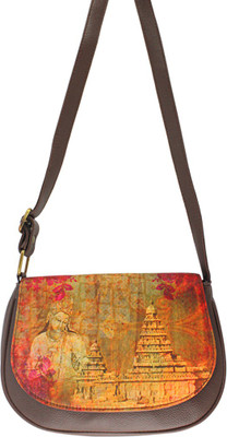 

The Ringmaster Women Casual Brown PU Sling Bag