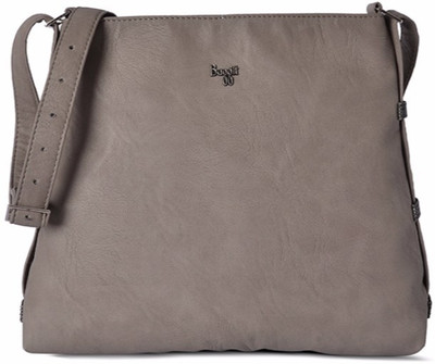 

Baggit Women Casual Grey PU Sling Bag
