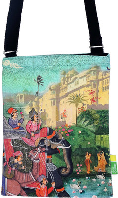 

Eco Corner Women Casual Pink Cotton Sling Bag