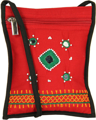 

Womens Cottage Women Casual Multicolor Cotton Sling Bag