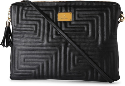 

Van Heusen Women Black Leatherette Sling Bag