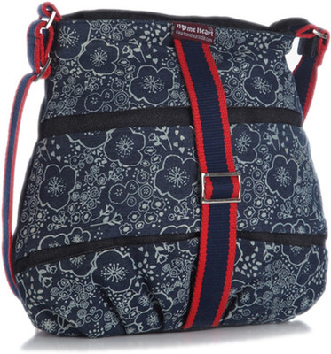 

Home Heart Girls Casual Blue, White Canvas Sling Bag