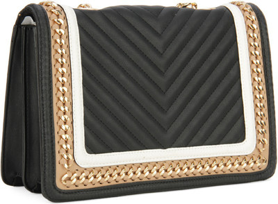 

ALDO Women Casual Black PU Sling Bag