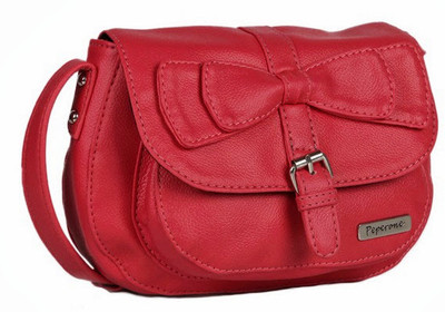 

Peperone Women Casual Red PU Sling Bag