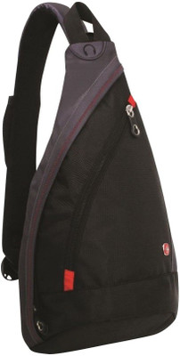 

Swiss Gear Men Casual Black Nylon Sling Bag