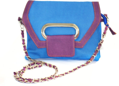 

JG Shoppe Women Casual Blue Polyester Sling Bag