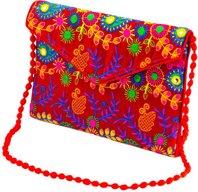 

Excellent4U Women Casual Multicolor Velvet Sling Bag