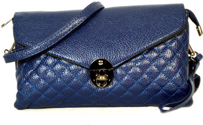 

Bags Craze Women Formal Blue PU Sling Bag