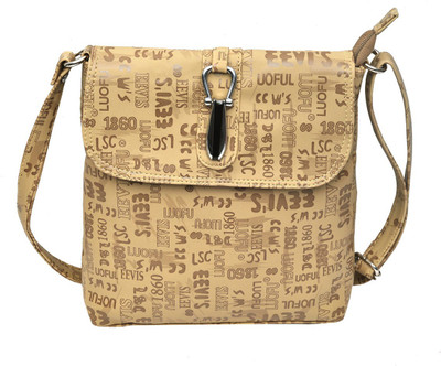 

Hawai Women Casual Khaki PU Sling Bag