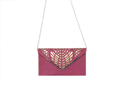 

Anahi Women Evening/Party Pink PU Sling Bag