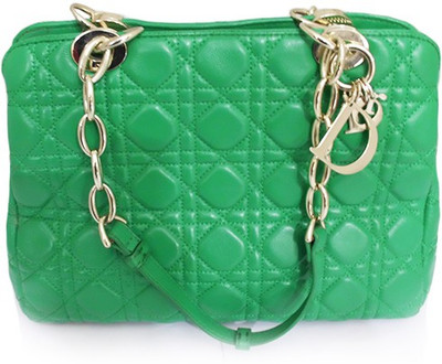 

Zaira Diamond Women Evening/Party Green Genuine Leather Shoulder Bag