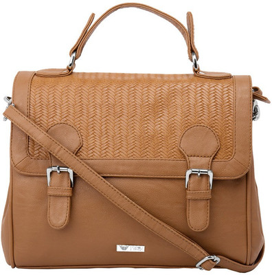 

Beau Design Women Casual Brown PU Sling Bag