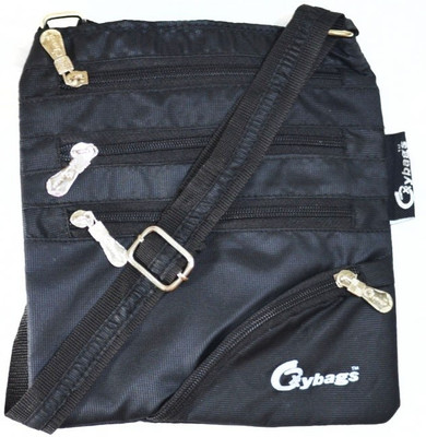 

JG Shoppe Women Casual Black Nylon Sling Bag