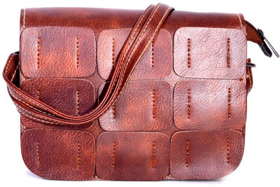 

Bags Craze Women Formal Brown PU Sling Bag