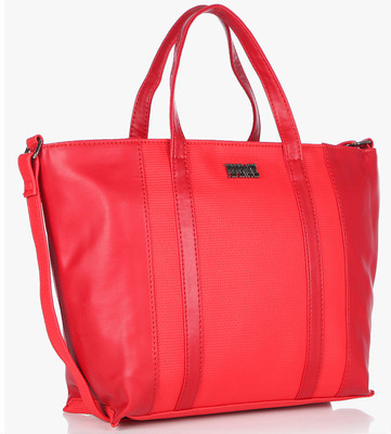 Peperone Women Casual Red PU Tote