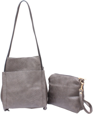 

Brown & Bow Women Grey PU Sling Bag