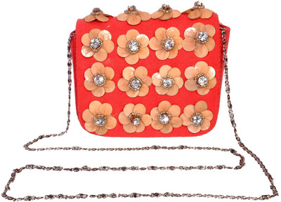 

Diwaah Women Evening/Party Pink Canvas Sling Bag