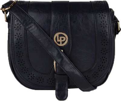 

Lino Perros Women Casual Blue Leatherette Sling Bag
