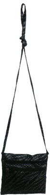

Berries Women Casual Black PU Sling Bag