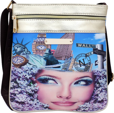 

Super Drool Women Casual Multicolor PU Sling Bag