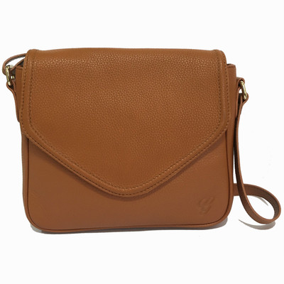 

Gripp Women Tan Genuine Leather Sling Bag