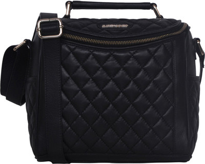 

Justanned Women Casual Black Genuine Leather Sling Bag