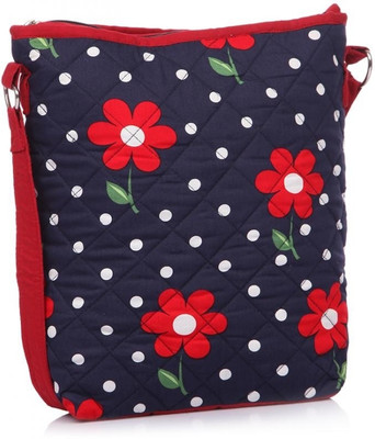 

Home Heart Women Casual Multicolor Cotton Sling Bag