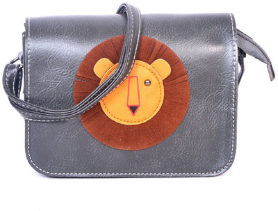 

Bags Craze Women Formal Grey PU Sling Bag
