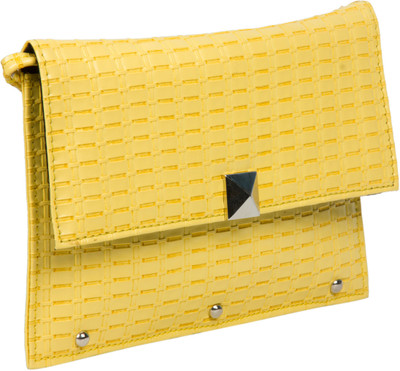 

Adaira Girls Casual Yellow PU Sling Bag
